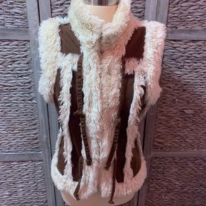 Anthropologie Twill Two Sherpa Trimmed Jacket